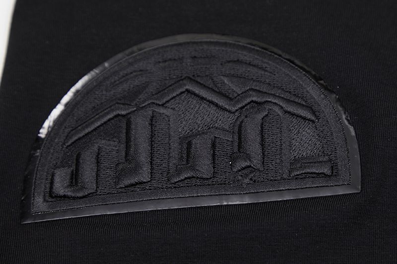 Pro Standard Men's Denver Nuggets Triple Black Short Sleeve T-Shirt product image