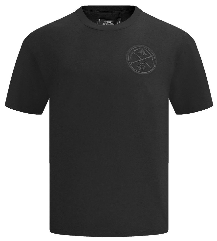 Pro Standard Men's Denver Nuggets Black Neutral Drop Shoulder Short Sleeve T-Shirt product image