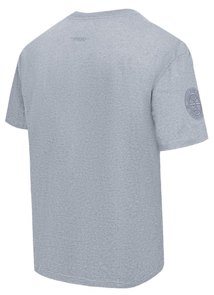 Pro Standard Men's Denver Nuggets Gray Neutral Drop Shoulder Short Sleeve T-Shirt product image