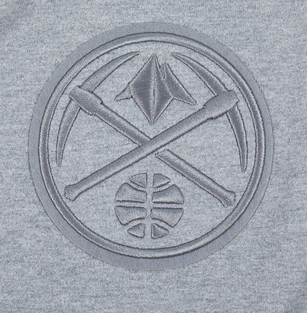 Pro Standard Men's Denver Nuggets Gray Neutral Drop Shoulder Short Sleeve T-Shirt product image