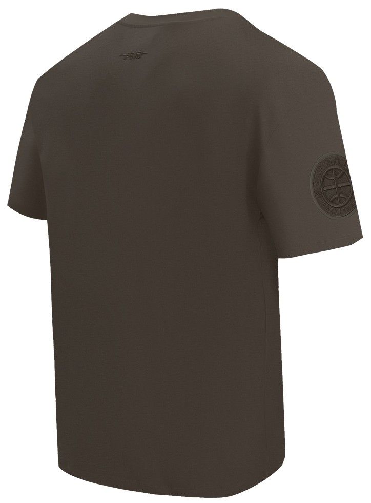 Pro Standard Men's Denver Nuggets Taupe Neutral Drop Shoulder Short Sleeve T-Shirt product image
