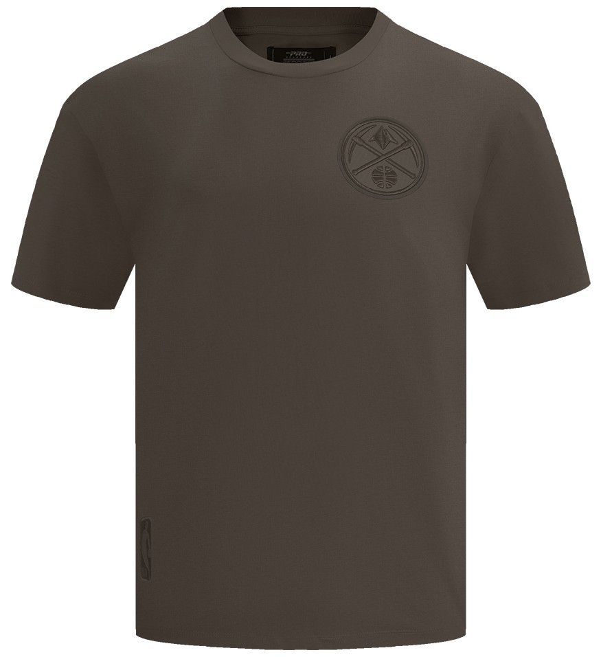 Pro Standard Men's Denver Nuggets Taupe Neutral Drop Shoulder Short Sleeve T-Shirt product image
