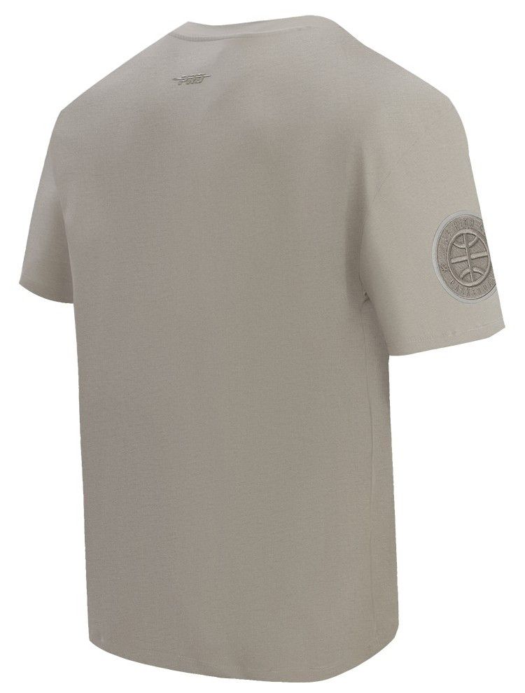 Pro Standard Men's Denver Nuggets Taupe Neutral Drop Shoulder Short Sleeve T-Shirt product image