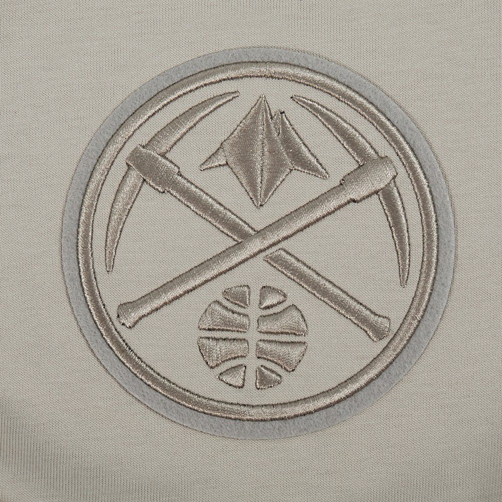 Pro Standard Men's Denver Nuggets Taupe Neutral Drop Shoulder Short Sleeve T-Shirt product image