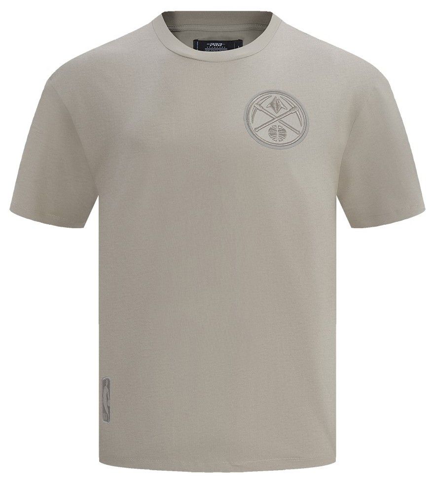 Pro Standard Men's Denver Nuggets Taupe Neutral Drop Shoulder Short Sleeve T-Shirt product image