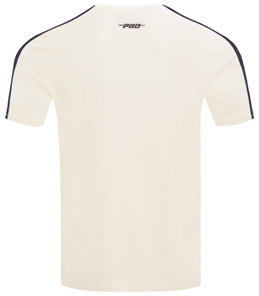 Pro Standard Men's Denver Nuggets Off White Retro Classic Striped Short Sleeve T-Shirt product image
