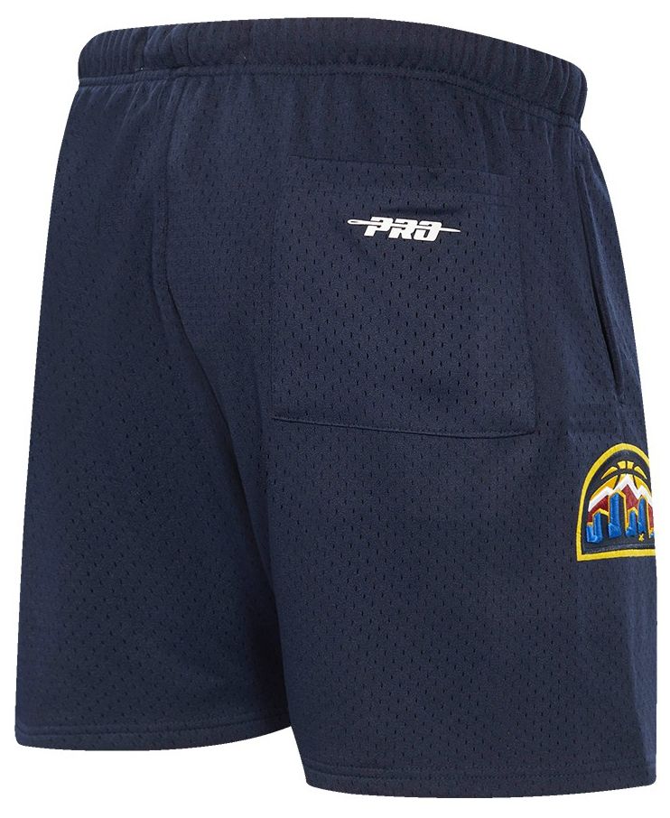 Pro Standard Men's Denver Nuggets Navy Classic Mesh Shorts product image