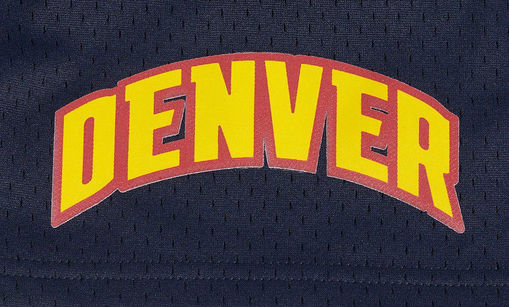 Pro Standard Men's Denver Nuggets Navy Classic Mesh Shorts product image