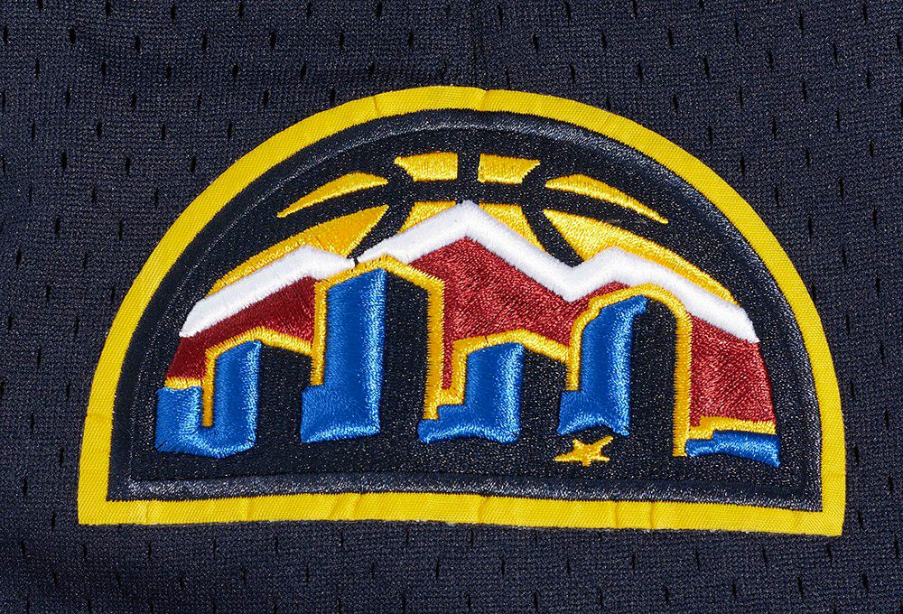 Pro Standard Men's Denver Nuggets Navy Classic Mesh Shorts product image