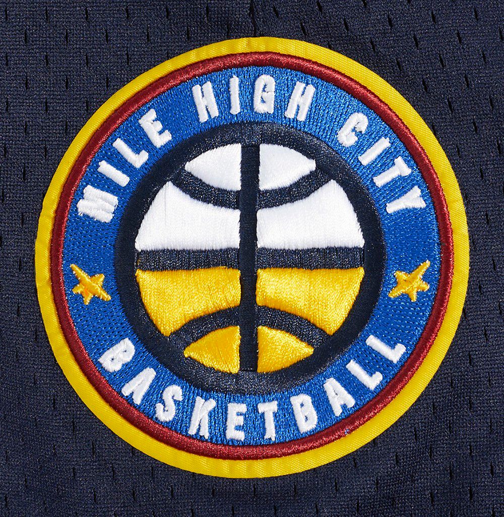 Pro Standard Men's Denver Nuggets Navy Classic Mesh Shorts product image