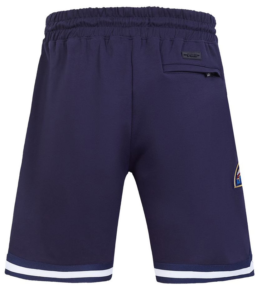 Pro Standard Men's Denver Nuggets Navy Classic Chenille Shorts product image