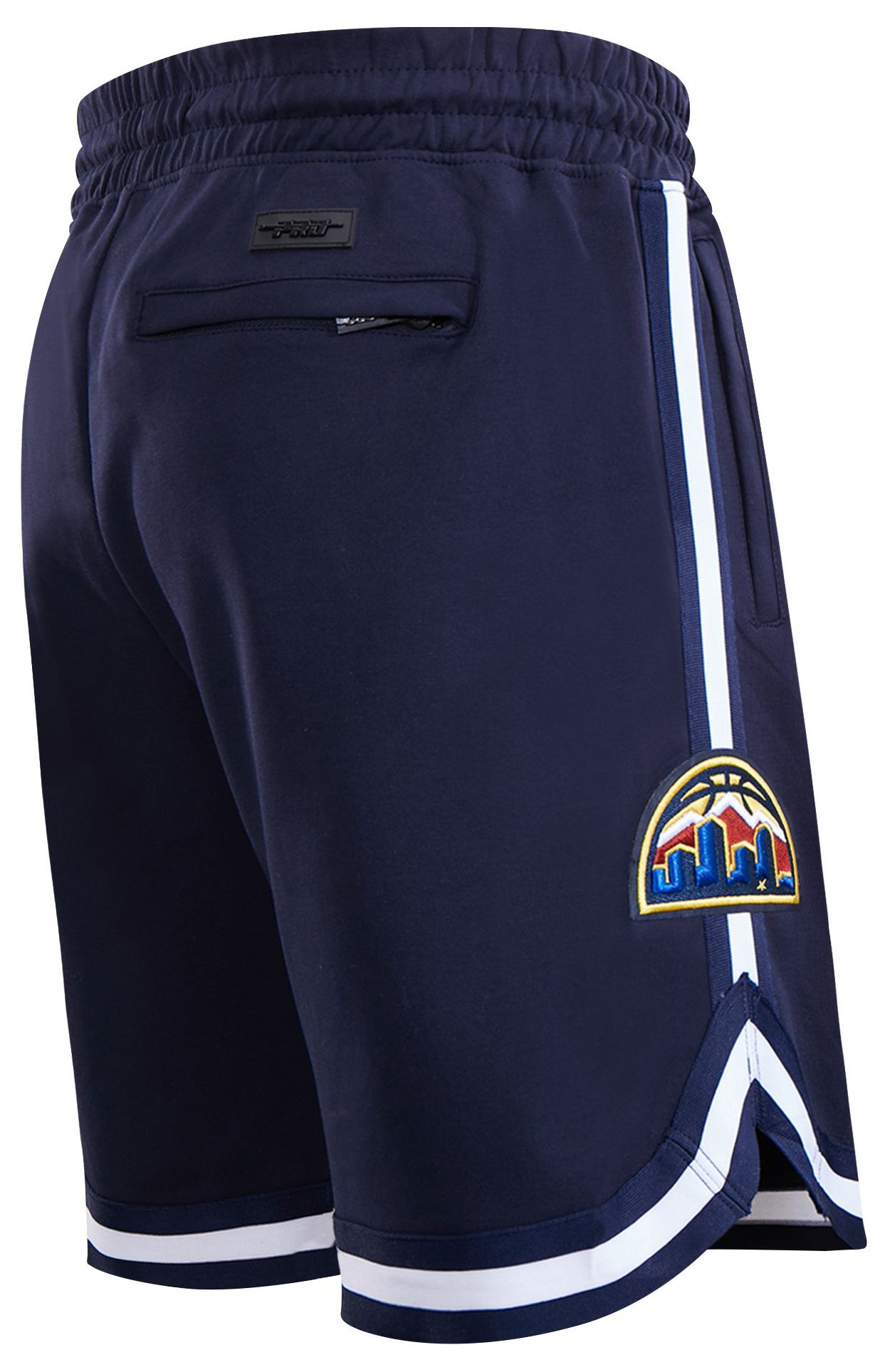 Pro Standard Men's Denver Nuggets Navy Classic Chenille Shorts product image