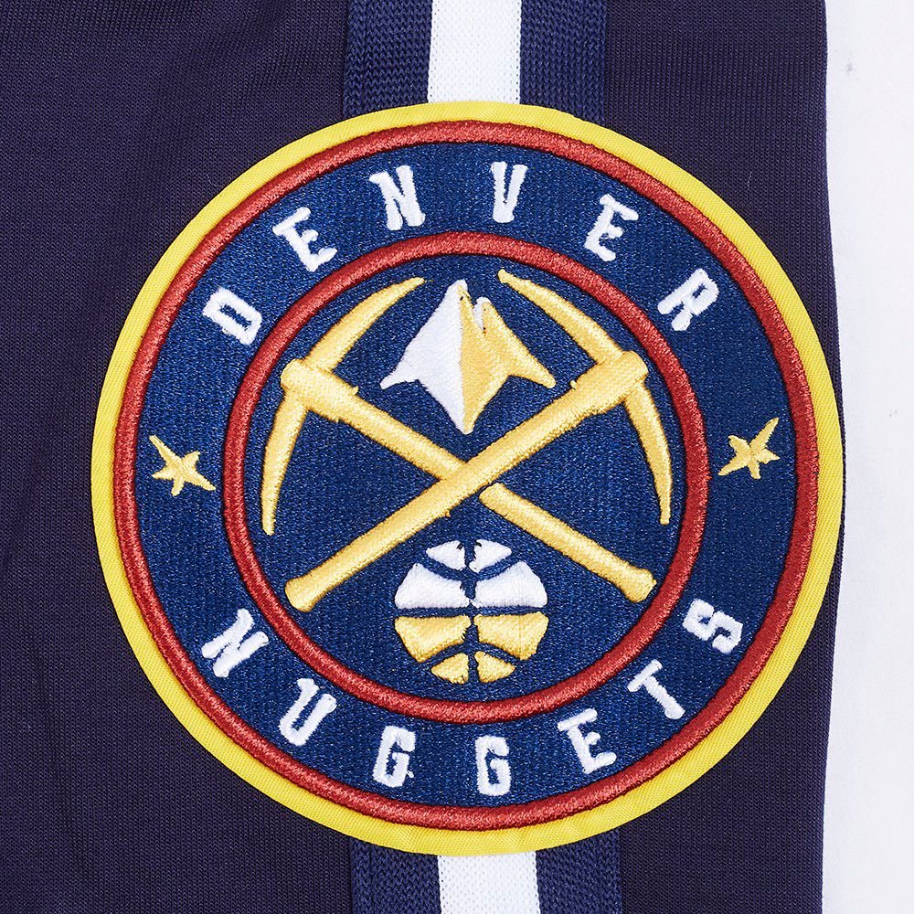 Pro Standard Men's Denver Nuggets Navy Classic Chenille Shorts product image