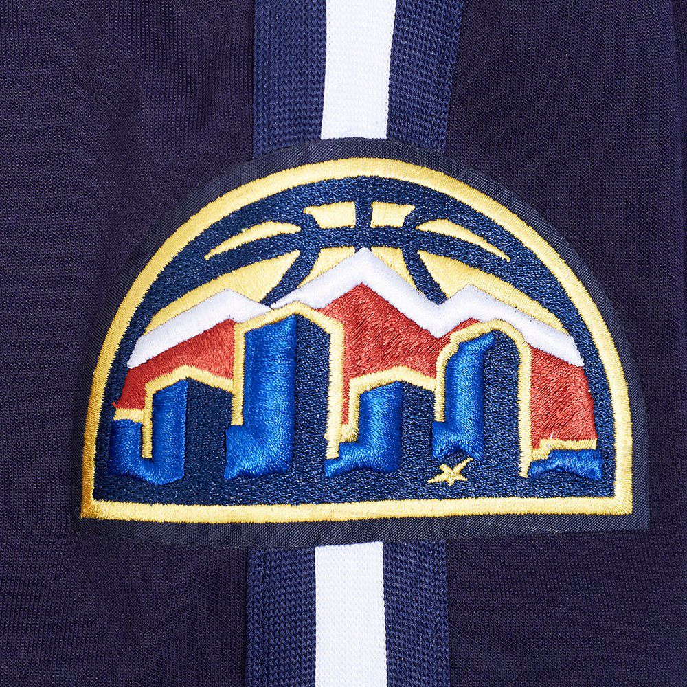 Pro Standard Men's Denver Nuggets Navy Classic Chenille Shorts product image
