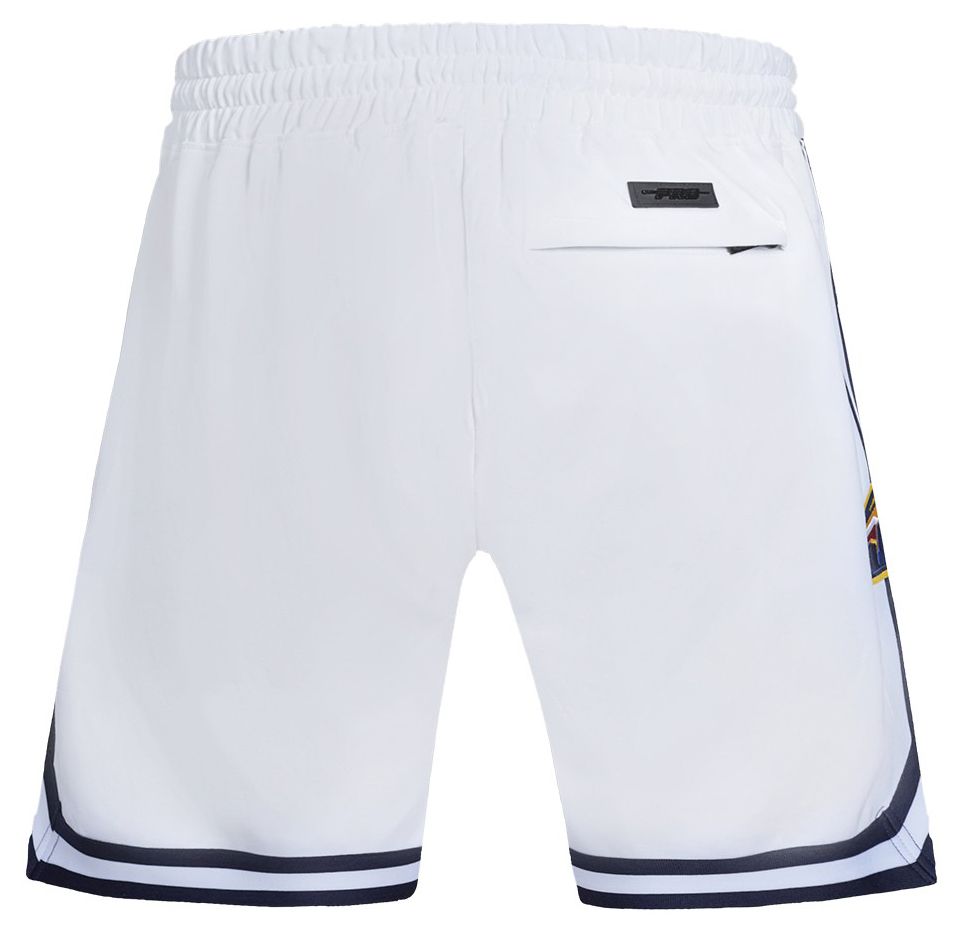Pro Standard Men's Denver Nuggets White Classic Chenille Shorts product image