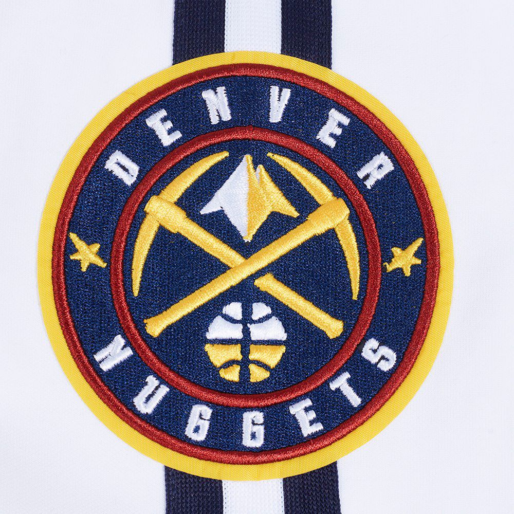 Pro Standard Men's Denver Nuggets White Classic Chenille Shorts product image