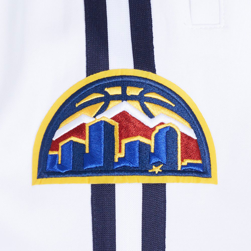 Pro Standard Men's Denver Nuggets White Classic Chenille Shorts product image