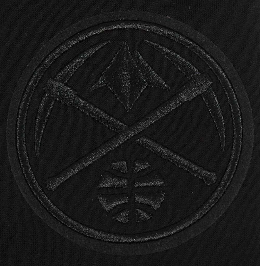 Pro Standard Men's Denver Nuggets Black Neutral Fleece Shorts product image