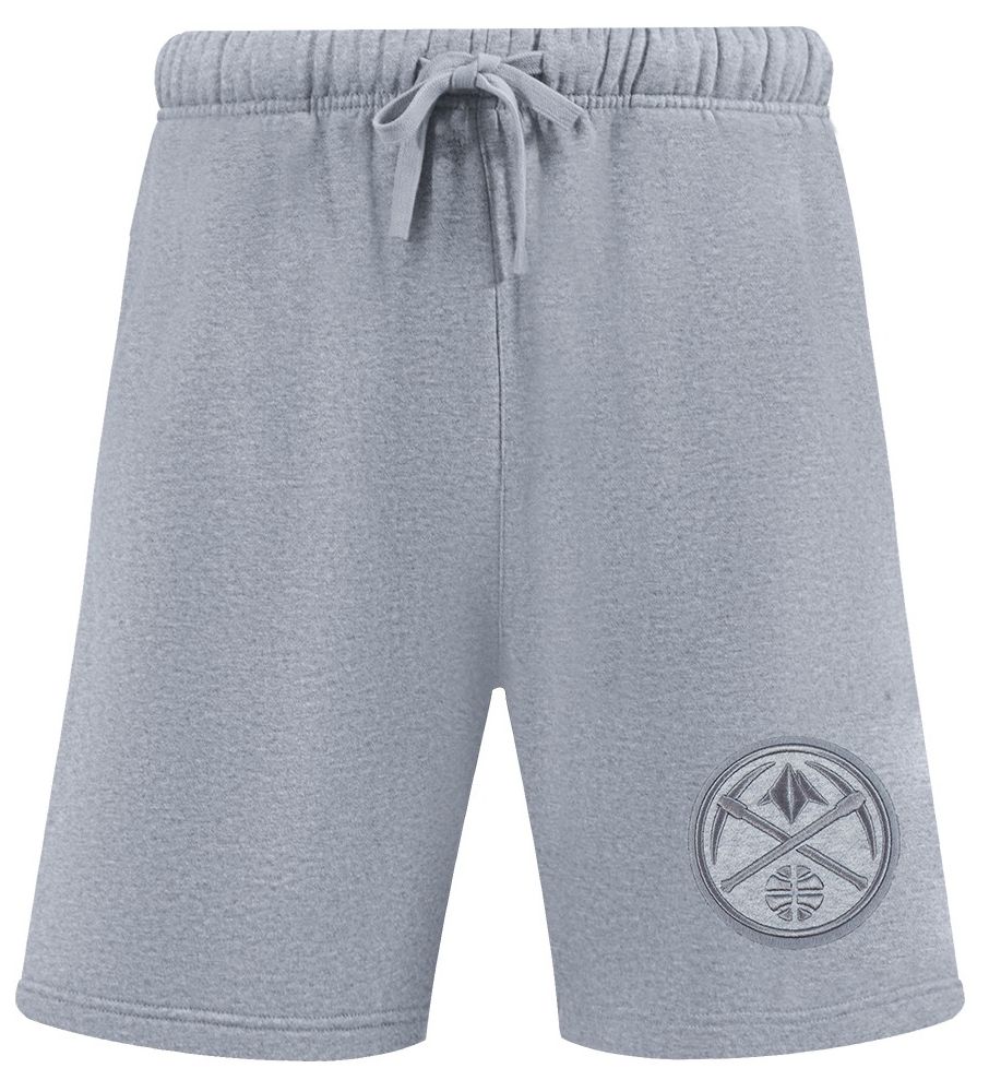 Pro Standard Men's Denver Nuggets Gray Neutral Fleece Shorts product image