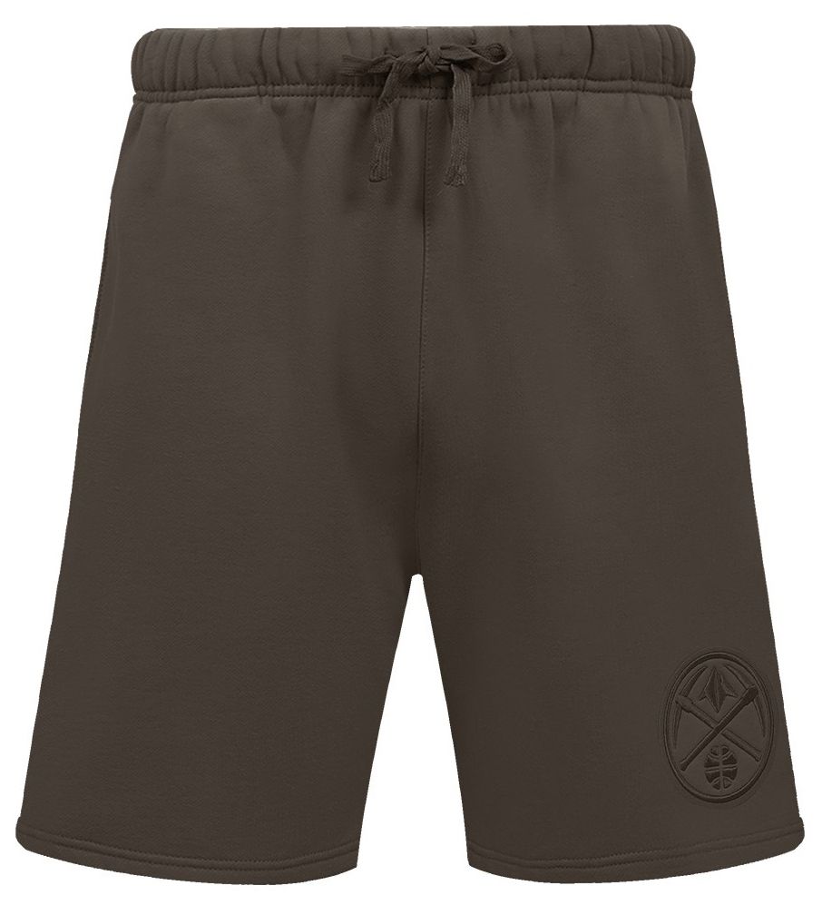 Pro Standard Men's Denver Nuggets Taupe Neutral Fleece Shorts product image