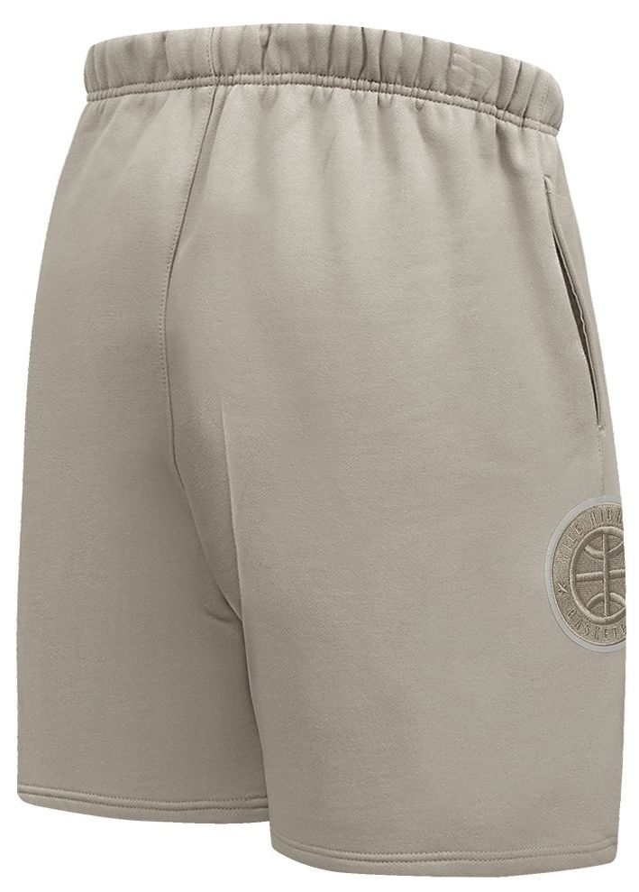 Pro Standard Men's Denver Nuggets Taupe Neutral Fleece Shorts product image