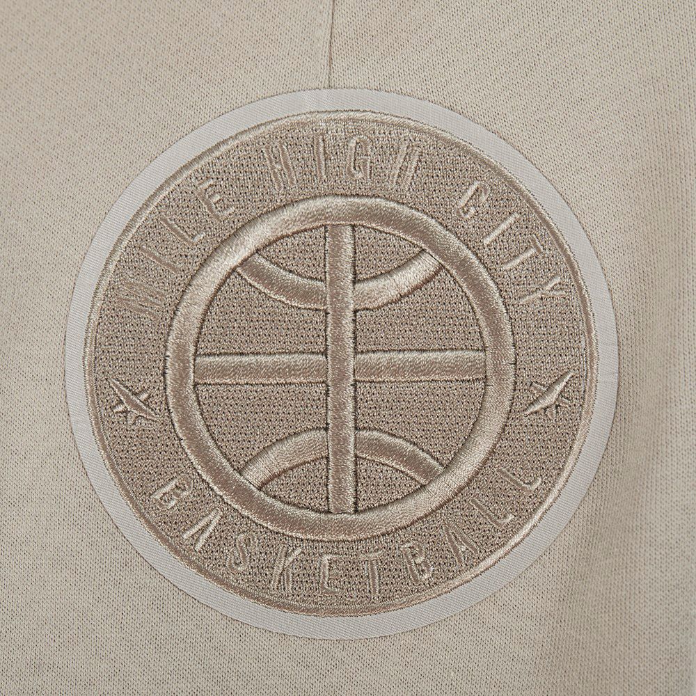 Pro Standard Men's Denver Nuggets Taupe Neutral Fleece Shorts product image