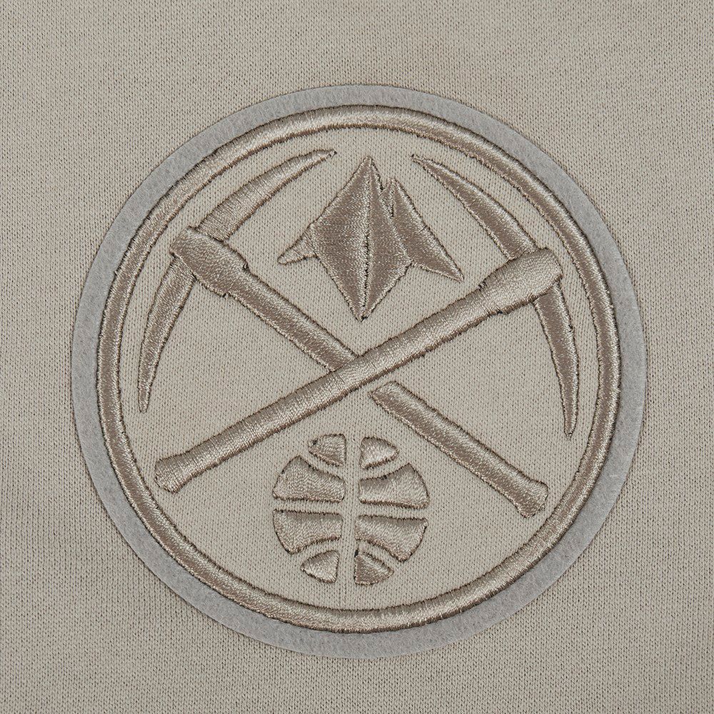 Pro Standard Men's Denver Nuggets Taupe Neutral Fleece Shorts product image