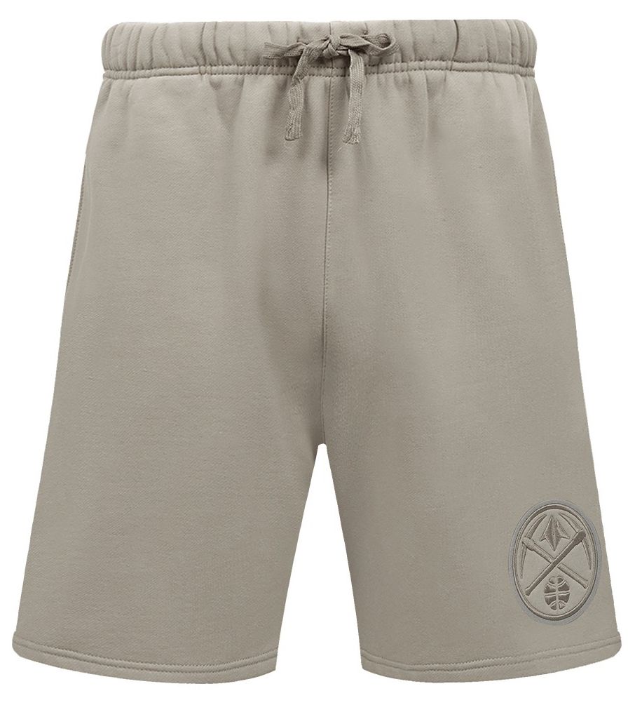 Pro Standard Men's Denver Nuggets Taupe Neutral Fleece Shorts product image