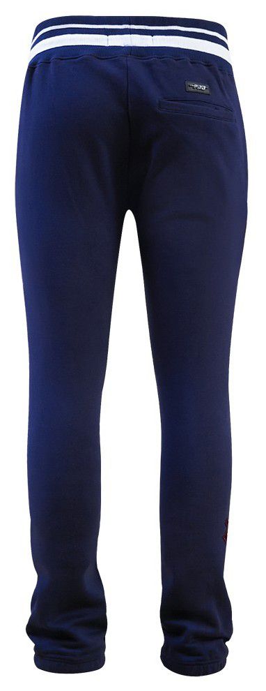 Pro Standard Men's Denver Nuggets Navy Script Tail Rib Fleece Sweatpants product image
