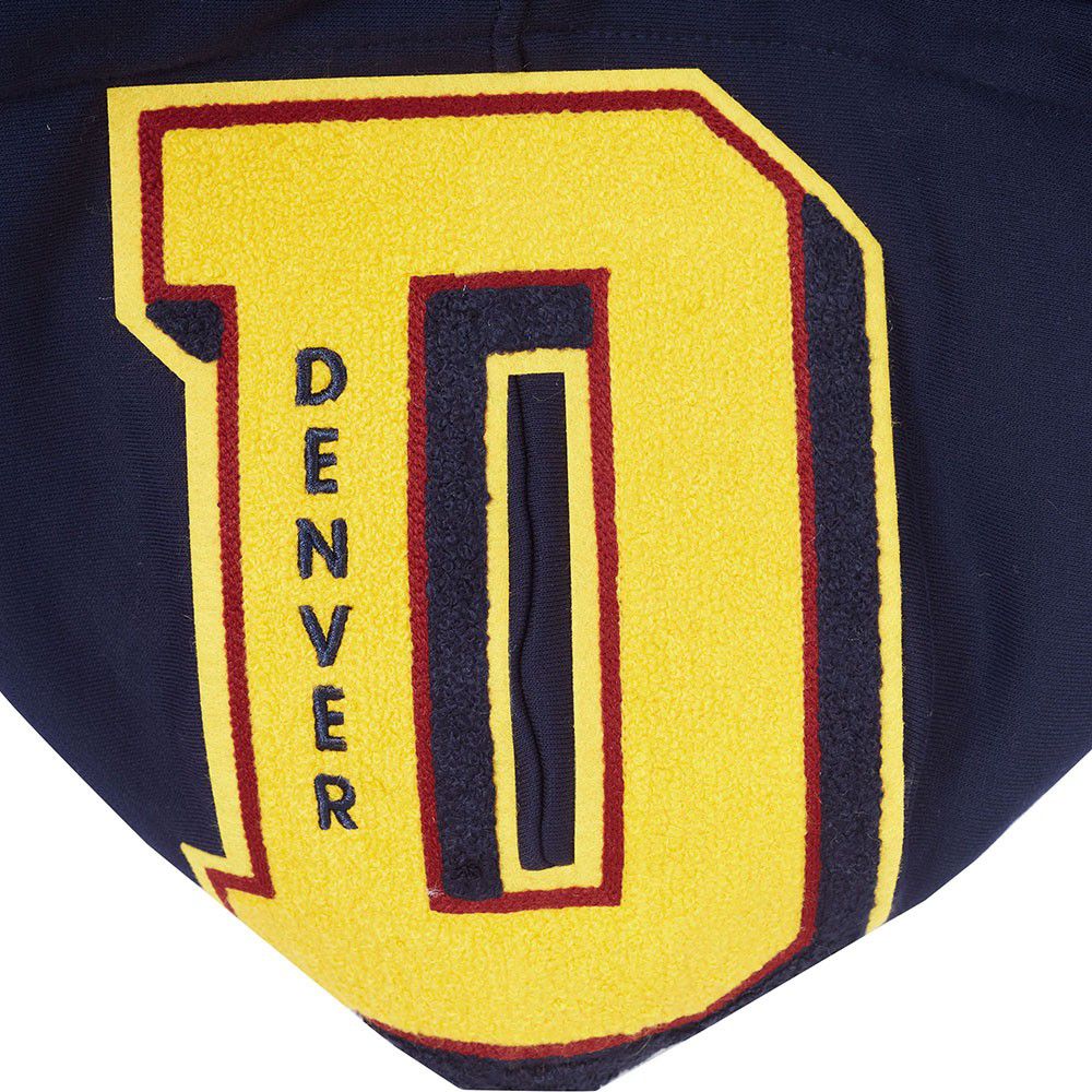 Pro Standard Men's Denver Nuggets Navy Rib Mash Up Fleece Pullover Hoodie product image