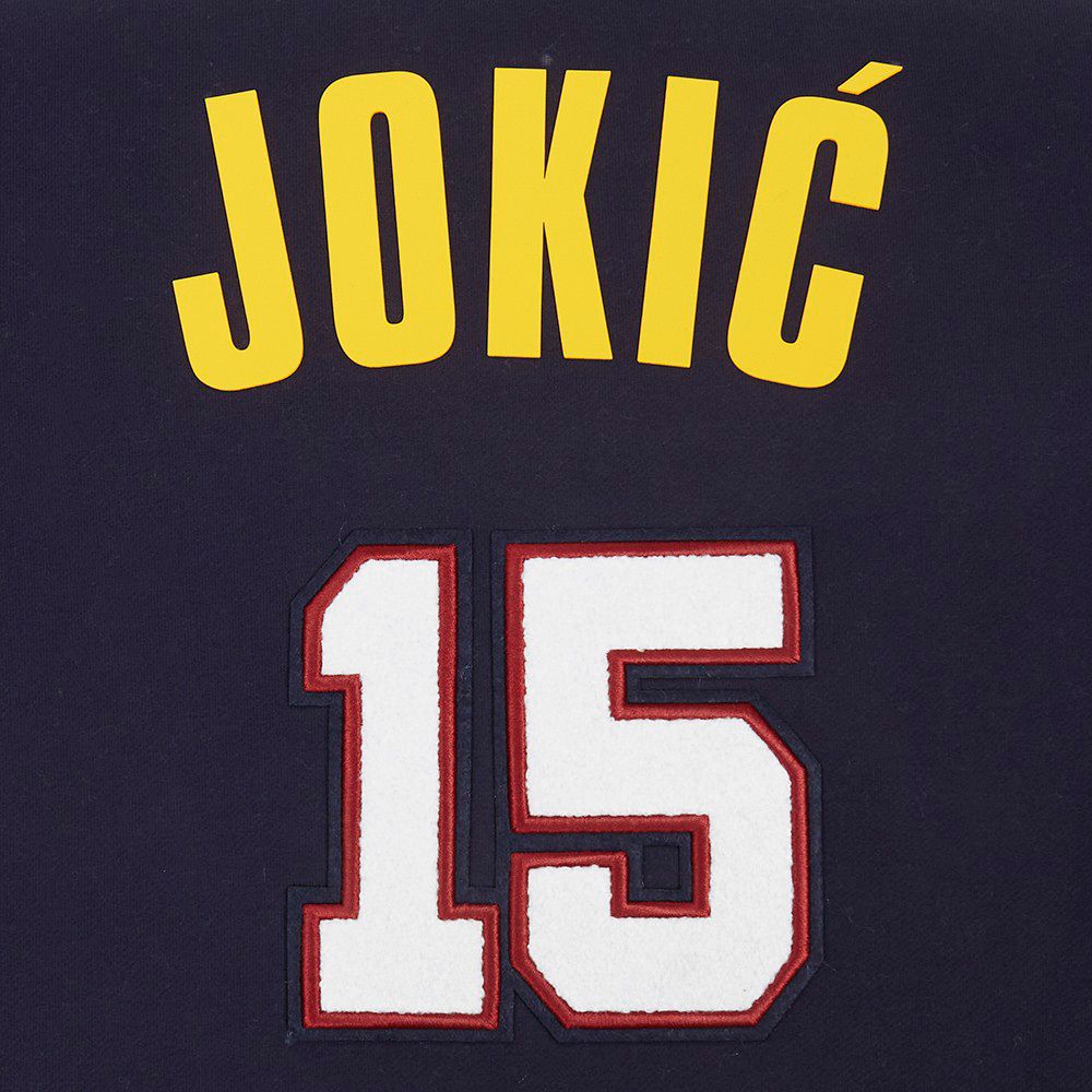 Pro Standard Men's Denver Nuggets Nikola Jokic #15 Navy Classic Hoodie product image