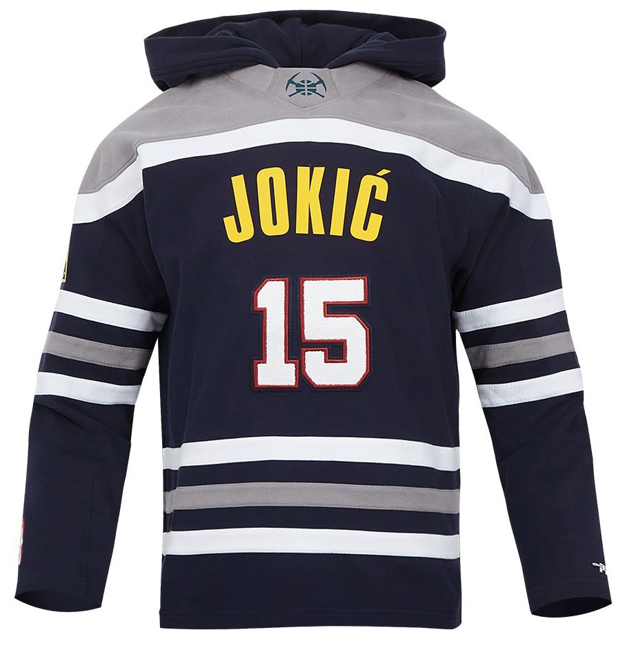 Pro Standard Men's Denver Nuggets Nikola Jokic #15 Navy Classic Hoodie product image