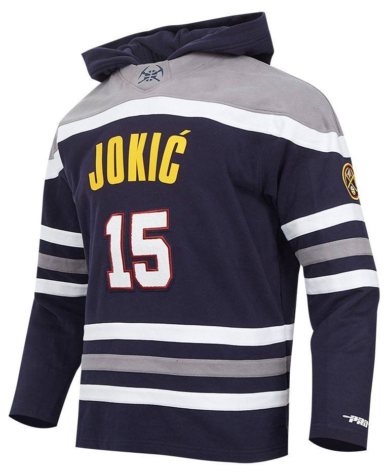 Pro Standard Men's Denver Nuggets Nikola Jokic #15 Navy Classic Hoodie product image
