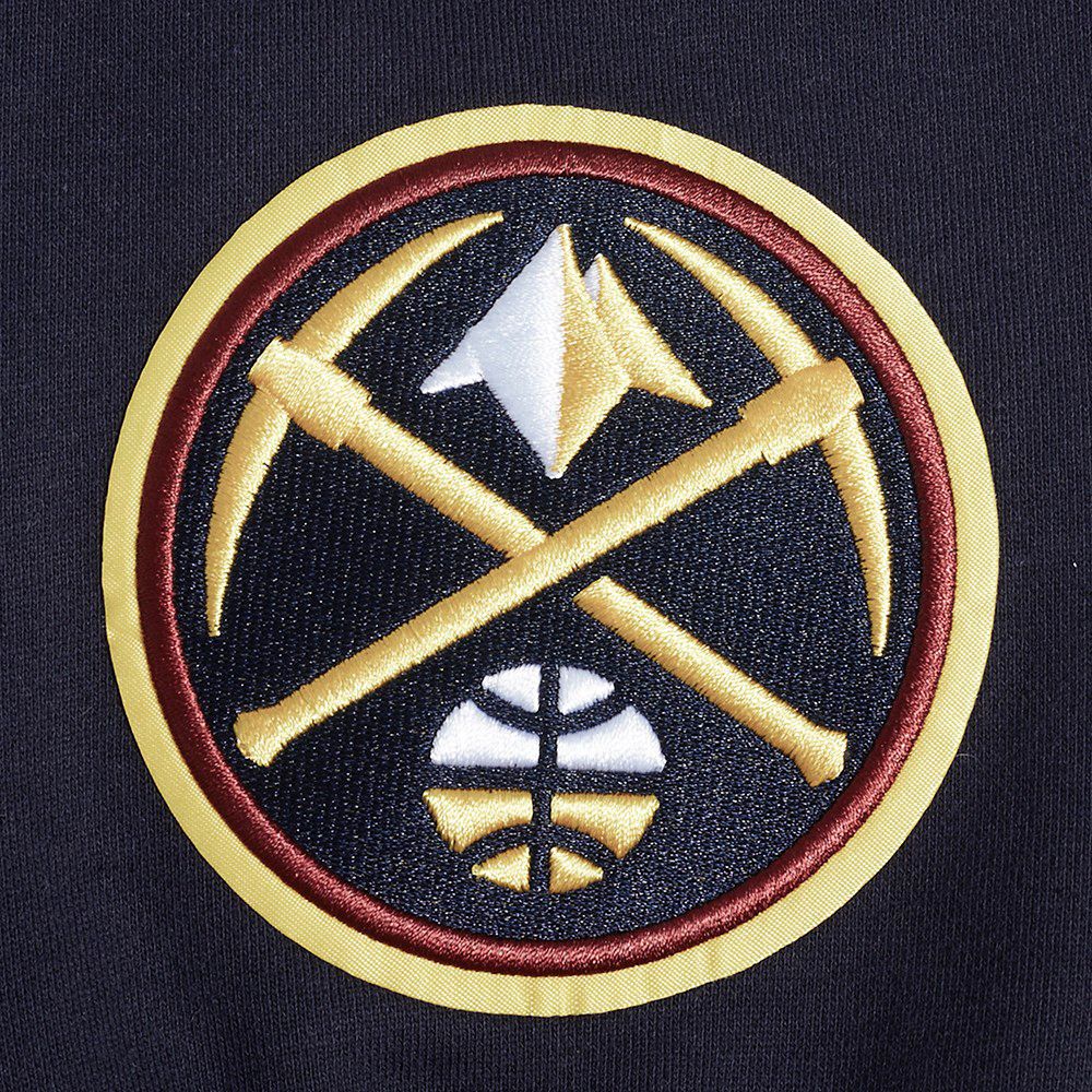 Pro Standard Men's Denver Nuggets Navy Wingspan Drop Shoulder Hoodie product image