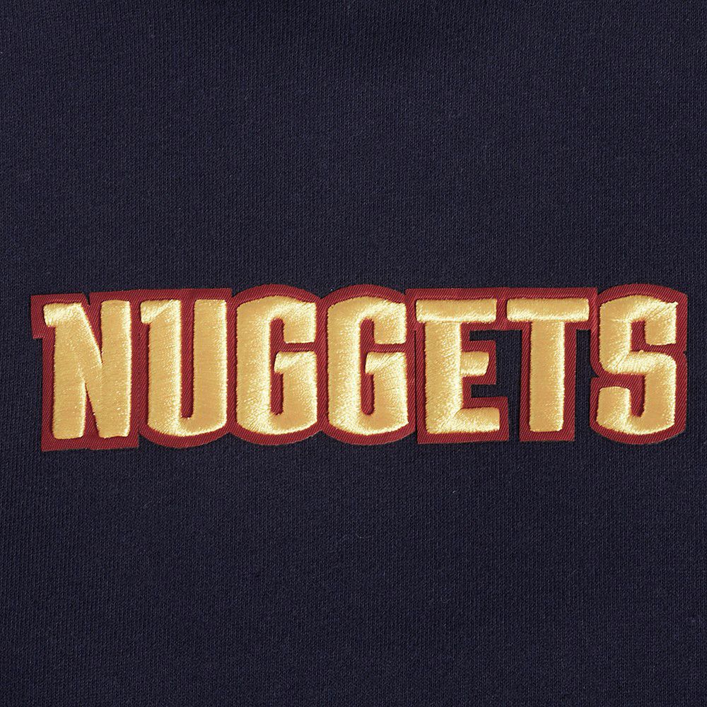 Pro Standard Men's Denver Nuggets Navy Wingspan Drop Shoulder Hoodie product image