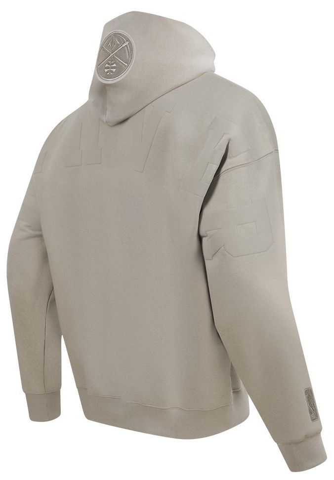 Pro Standard Men's Denver Nuggets Taupe Wing Span Drop Fleece Hoodie product image