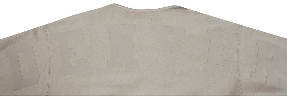 Pro Standard Men's Denver Nuggets Taupe Wing Span Drop Fleece Hoodie product image