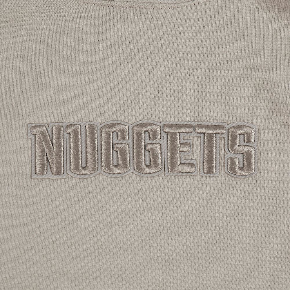 Pro Standard Men's Denver Nuggets Taupe Wing Span Drop Fleece Hoodie product image