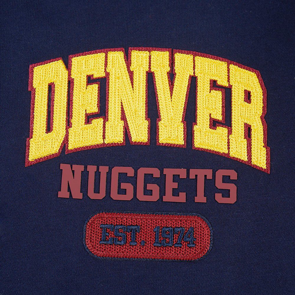 Pro Standard Men's Denver Nuggets Navy City Arch 1/4 Zip product image