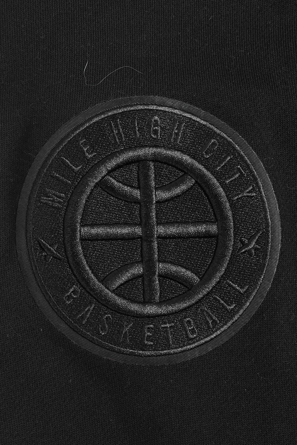 Pro Standard Men's Denver Nuggets Black Neutral Drop Fleece Hoodie product image