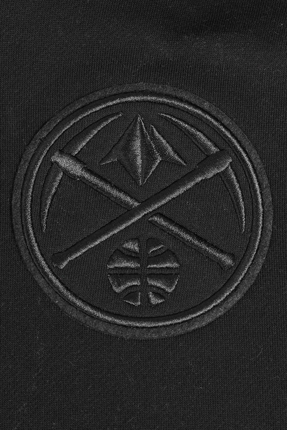 Pro Standard Men's Denver Nuggets Black Neutral Drop Fleece Hoodie product image