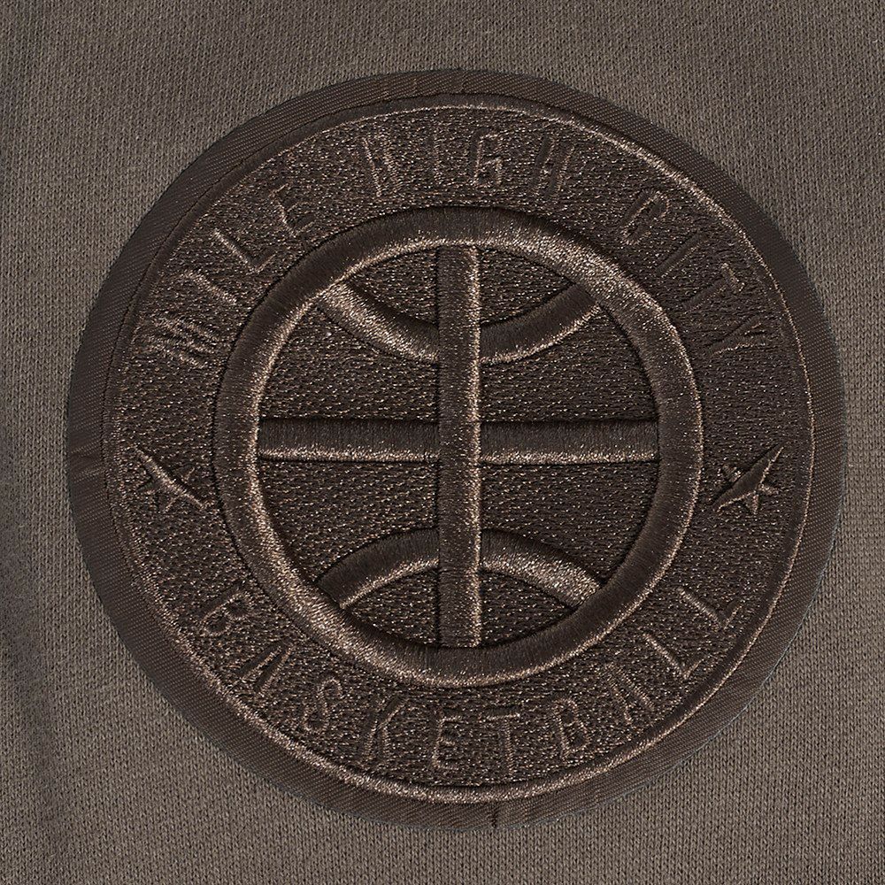 Pro Standard Men's Denver Nuggets Taupe Neutral Drop Fleece Hoodie product image