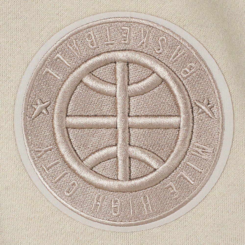 Pro Standard Men's Denver Nuggets Taupe Neutral Drop Fleece Hoodie product image