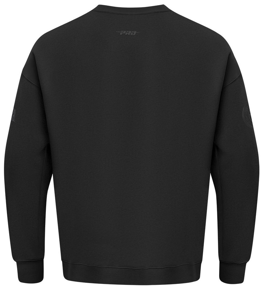 Pro Standard Men's Denver Nuggets Black Neutral Drop Shoulder Fleece Crewneck Sweatshirt product image