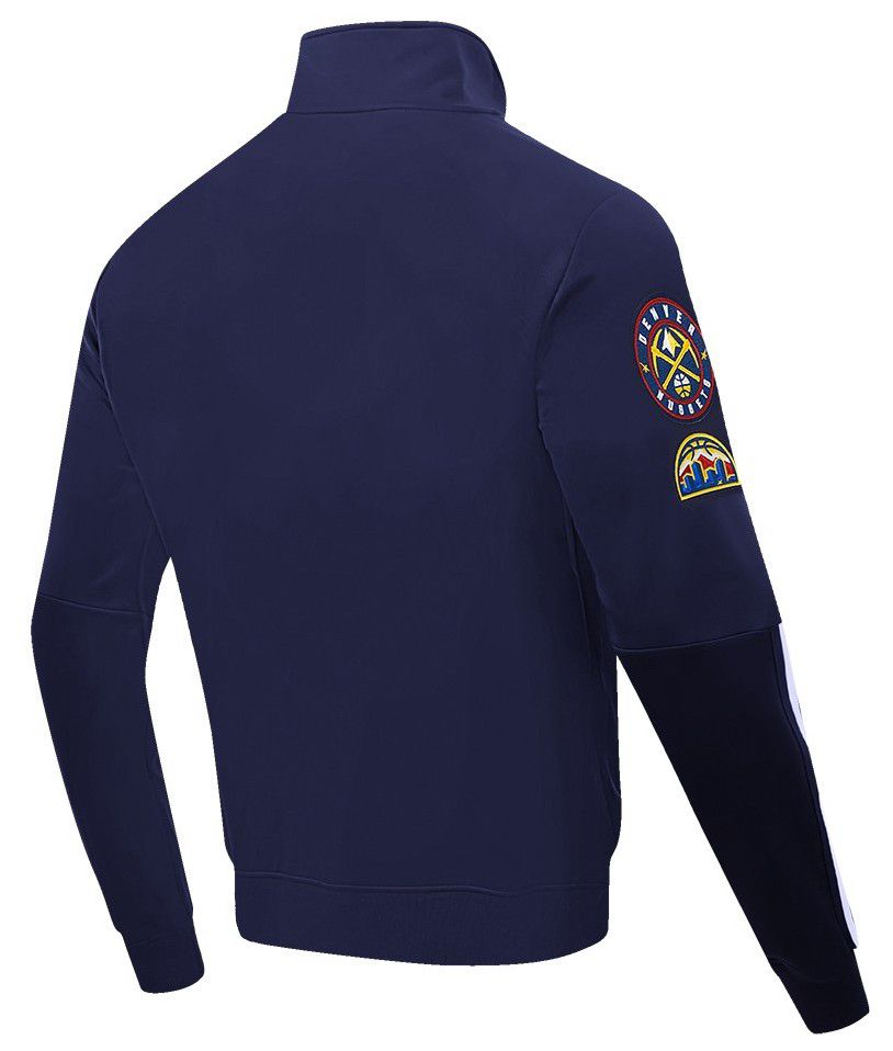 Pro Standard Men's Denver Nuggets Navy Classic Track Jacket product image