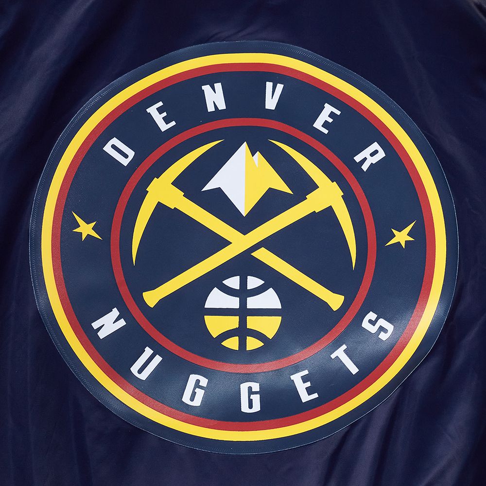 Pro Standard Men's Denver Nuggets Navy Big Logo Satin Jacket product image