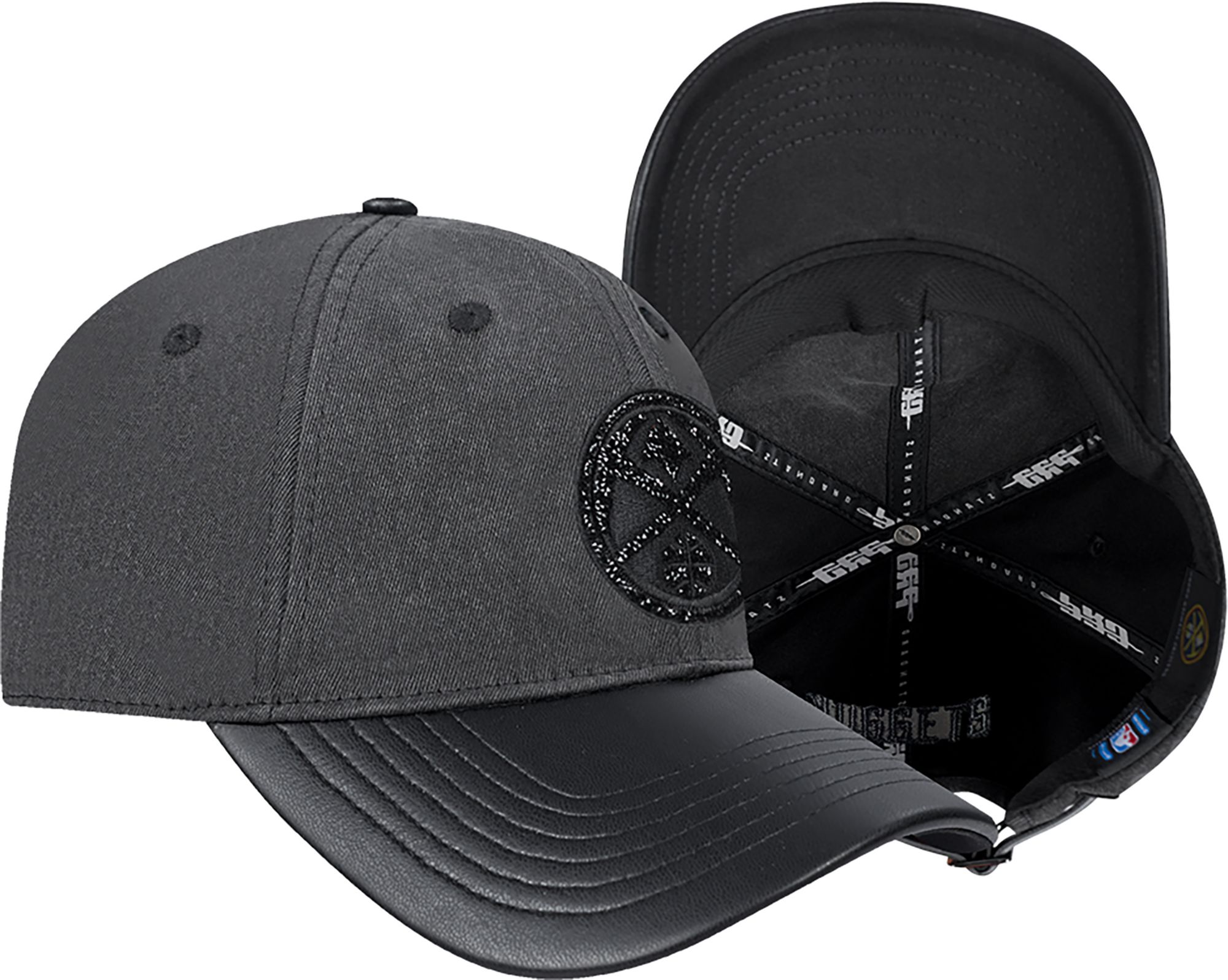 Pro Standard Women's Denver Nuggets Black Crystalline Strapback Hat product image