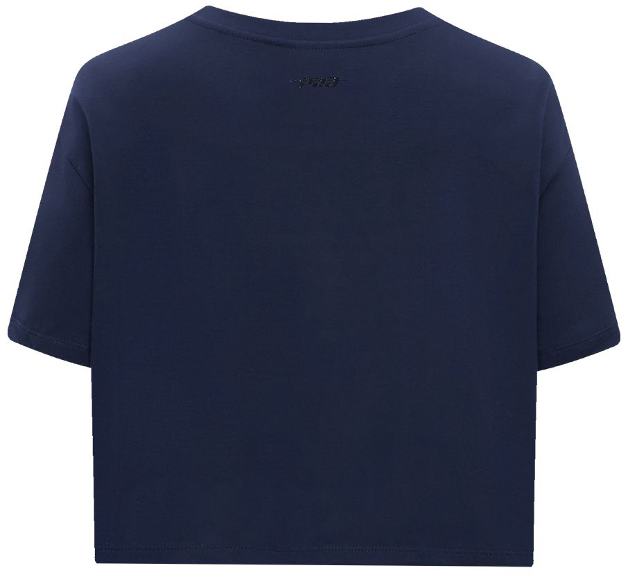 Pro Standard Women's Denver Nuggets Navy Classic Boxy Cropped T-Shirt product image