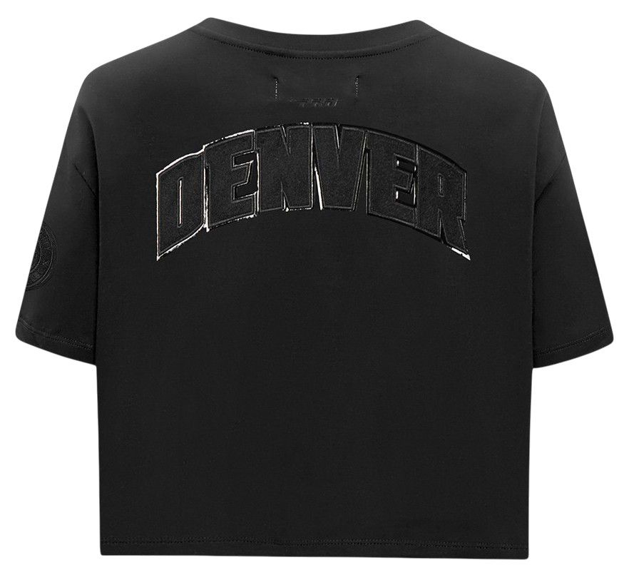 Pro Standard Women's Denver Nuggets Black Boxy Cropped T-Shirt product image