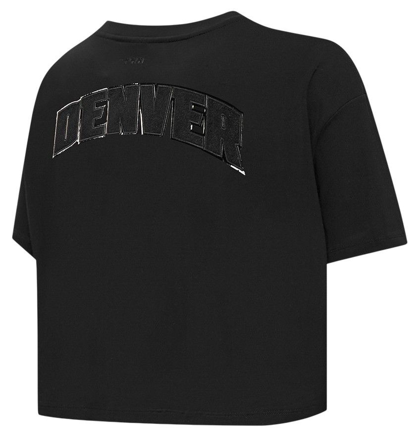Pro Standard Women's Denver Nuggets Black Boxy Cropped T-Shirt product image
